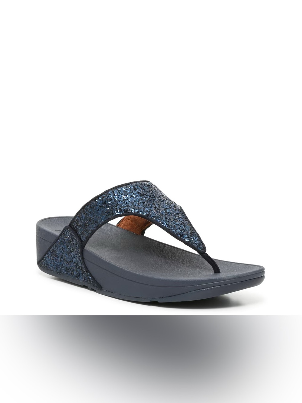 ♦️ FITFLOP Shimma Glitter thong flip flops Sz 11 sandals athletic EUC